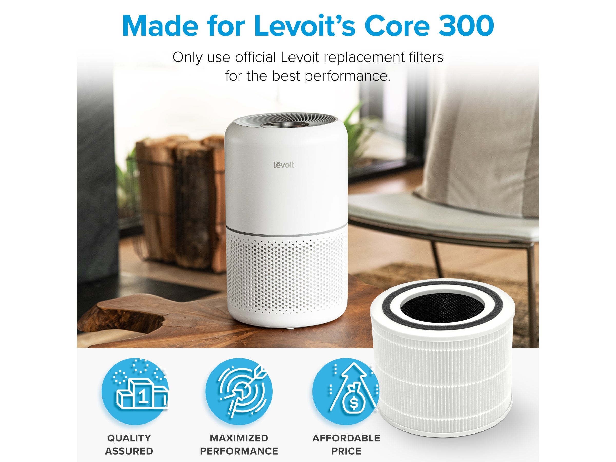 Levoit Core True HEPA 3-Stage Originalfilter